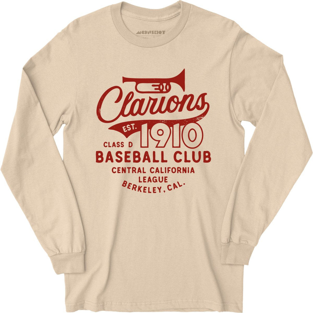 Berkeley Clarions - California - Vintage Defunct Baseball Teams - Long Sleeve T-Shirt