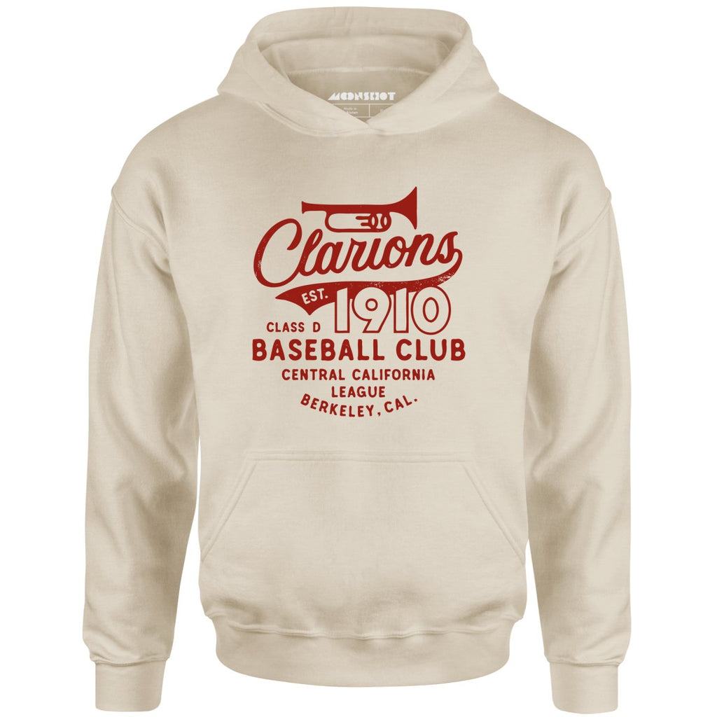 Berkeley Clarions - California - Vintage Defunct Baseball Teams - Unisex Hoodie