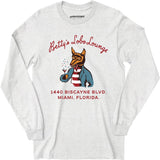 Betty's Lobo Lounge - Miami, FL - Vintage Restaurant - Long Sleeve T-Shirt