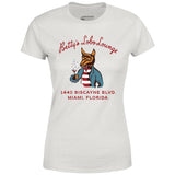 Betty's Lobo Lounge - Miami, FL - Vintage Restaurant - Women's T-Shirt