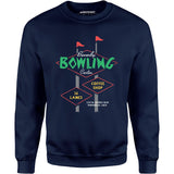 Beverly Bowl - Montebello, CA - Vintage Bowling Alley - Unisex Sweatshirt