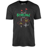 Beverly Bowl - Montebello, CA - Vintage Bowling Alley - Unisex T-Shirt