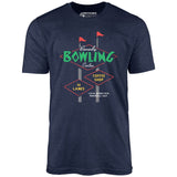 Beverly Bowl - Montebello, CA - Vintage Bowling Alley - Unisex T-Shirt