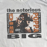 THE NOTORIOUS BIG 'BIG POPPA' HEAVYWEIGHT WHITE T-SHIRT