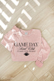Game Day Social Club Mineral Washed Long Sleeve Graphic Top