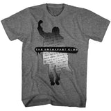 Breakfast Club - Silhouette Note - Short Sleeve - Heather - Adult - T-Shirt