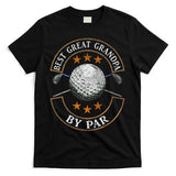 Best Great Grandpa By Par Golf Lover Sports Fathers Day Gift T-Shirt