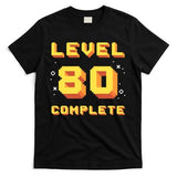 Born In 1941 Level 80 Complete 80th Birthday Retro Gaming T-Shirt