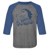 Bill And Ted - Blue Stallion Baseball Shirt