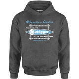 Billingsley's Outrigger - Laguna Beach, CA - Vintage Tiki Bar - Unisex Hoodie