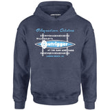 Billingsley's Outrigger - Laguna Beach, CA - Vintage Tiki Bar - Unisex Hoodie