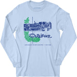 Billingsley's Outrigger v2 - Laguna Beach, CA - Vintage Tiki Bar - Long Sleeve T-Shirt
