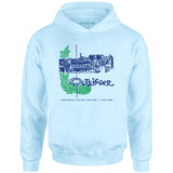 Billingsley's Outrigger v2 - Laguna Beach, CA - Vintage Tiki Bar - Unisex Hoodie