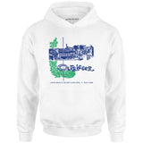 Billingsley's Outrigger v2 - Laguna Beach, CA - Vintage Tiki Bar - Unisex Hoodie