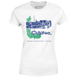 Billingsley's Outrigger v2 - Laguna Beach, CA - Vintage Tiki Bar - Women's T-Shirt