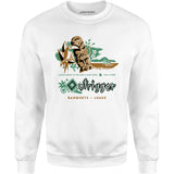 Billingsley's Outrigger v3 - Laguna Beach, CA - Vintage Tiki Bar - Unisex Sweatshirt