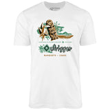 Billingsley's Outrigger v3 - Laguna Beach, CA - Vintage Tiki Bar - Unisex T-Shirt