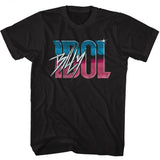 Billy Idol - Billy Idol Idol Name Gradient Boyfriend Tee