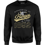 Binghamton Bingos - New York - Vintage Defunct Baseball Teams - Unisex Sweatshirt