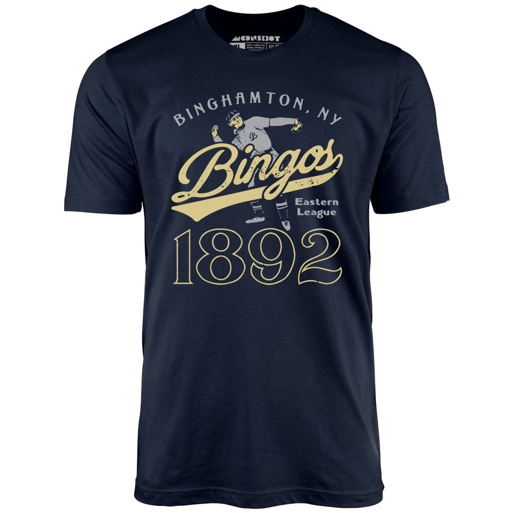 Binghamton Bingos - New York - Vintage Defunct Baseball Teams - Unisex T-Shirt