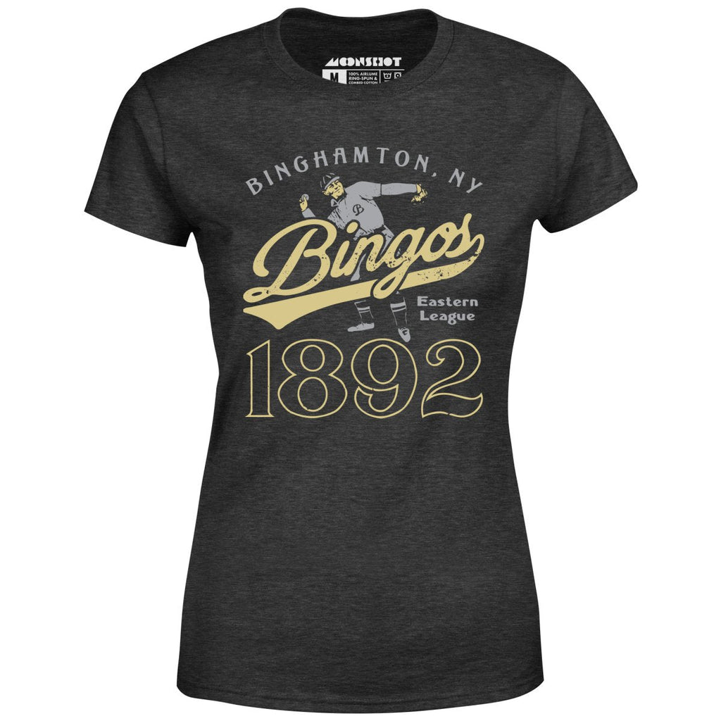 Binghamton Bingos - New York - Vintage Defunct Baseball Teams - Women's T-Shirt