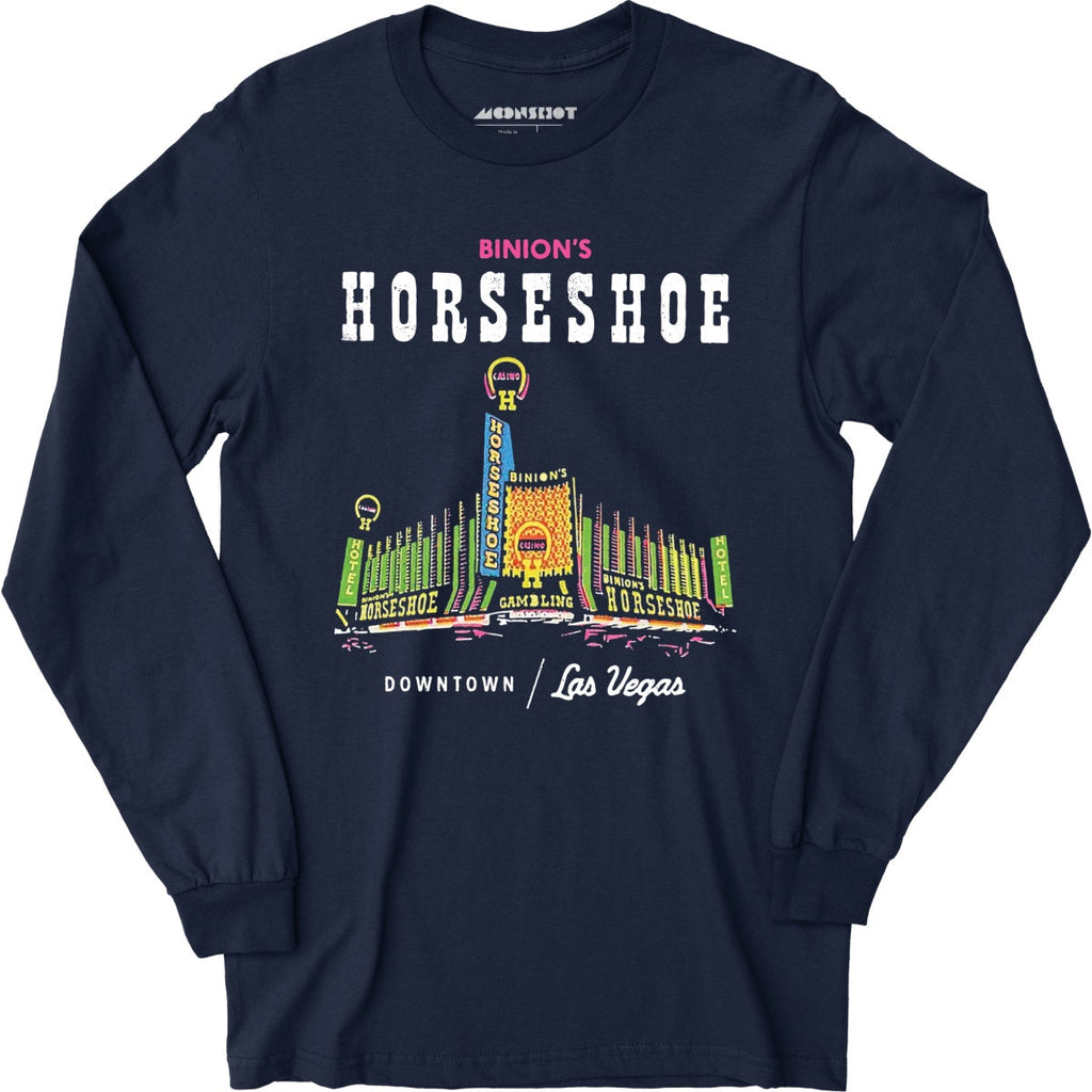 Binion's Horseshoe - Vintage Las Vegas - Long Sleeve T-Shirt