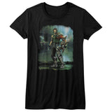 Bionic Commando - Damaged Road Womens T-Shirt