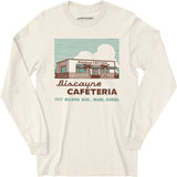 Biscayne Cafeteria - Miami, FL - Vintage Restaurant - Long Sleeve T-Shirt