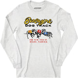 Biscayne Dog Track - Vintage Miami, FL - Long Sleeve T-Shirt