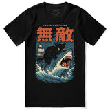 Shark Attack Cat T-Shirt