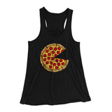 Pizza Slice Couple's Shirt Women's Flowey Racerback Tank Top Style001