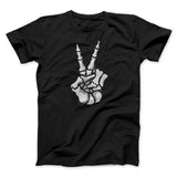 Peace Skeleton Hand Men/Unisex T-Shirt