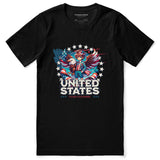 July 4th Eagle And Boy T-Shirt