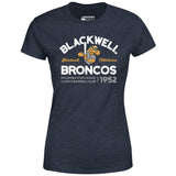 Blackwell Broncos - Oklahoma - Vintage Defunct Baseball Teams - Women's T-Shirt