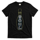 Big Lebowski Retro Neon Crown Bowling Pin Graphic T-Shirt