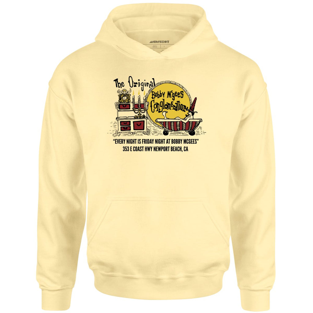 Bobby McGee's - Newport Beach, CA - Vintage Restaurant - Unisex Hoodie