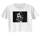 Bon Scott - Bon BW Womens Crop Tee