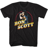 Bon Scott - Gold Name T-Shirt