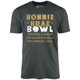 Bonnie Brae Bowl - Los Angeles, CA - Vintage Bowling Alley - Unisex T-Shirt
