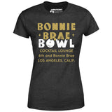 Bonnie Brae Bowl - Los Angeles, CA - Vintage Bowling Alley - Women's T-Shirt