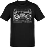 Premium Bella Canvas Boombox Never Forget T-shirt