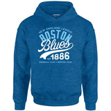 Boston Blues - Massachusetts - Vintage Defunct Baseball Teams - Unisex Hoodie