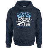 Boston Blues - Massachusetts - Vintage Defunct Baseball Teams - Unisex Hoodie