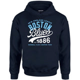 Boston Blues - Massachusetts - Vintage Defunct Baseball Teams - Unisex Hoodie