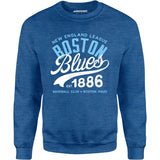Boston Blues - Massachusetts - Vintage Defunct Baseball Teams - Unisex Sweatshirt