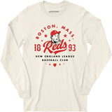 Boston Reds - Massachusetts - Vintage Defunct Baseball Teams - Long Sleeve T-Shirt