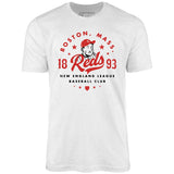 Boston Reds - Massachusetts - Vintage Defunct Baseball Teams - Unisex T-Shirt