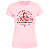 Boston Reds - Massachusetts - Vintage Defunct Baseball Teams - Women's T-Shirt