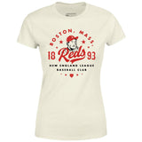 Boston Reds - Massachusetts - Vintage Defunct Baseball Teams - Women's T-Shirt