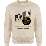 Bowlium - Chicago, IL - Vintage Bowling Alley - Unisex Sweatshirt